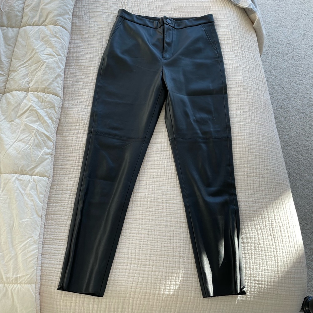 Zara faux leather pants